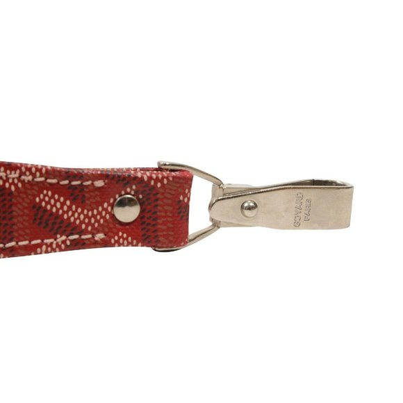 Goyard Red Dog Animal Animal Thick Short Red Leash Collar Strap Pet Accessories - Picture 4 of 7